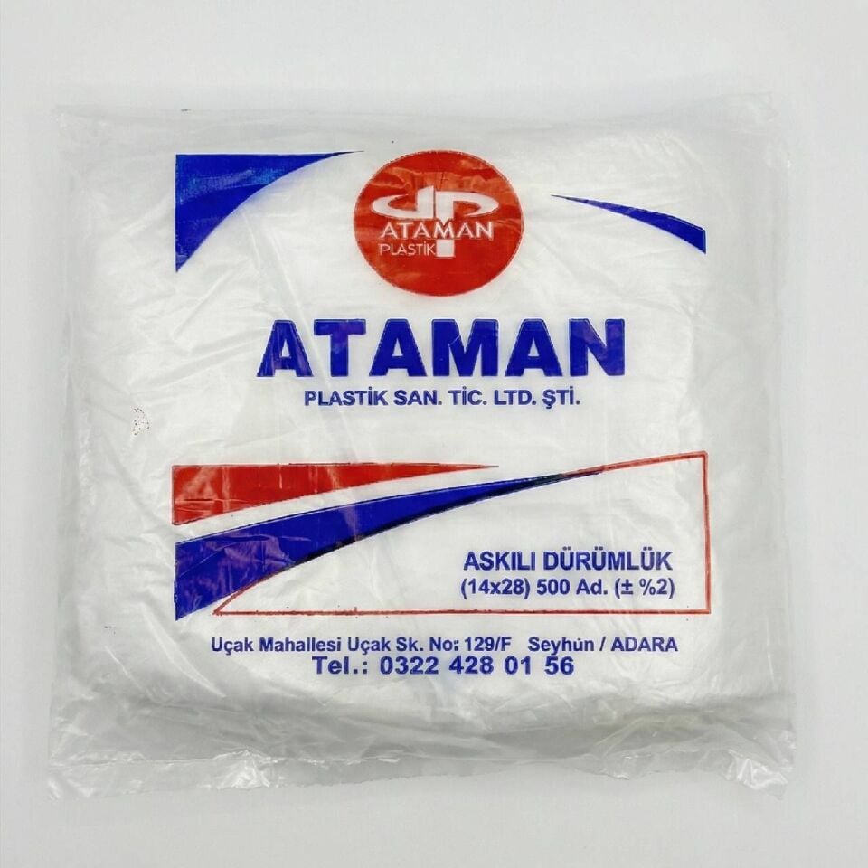 Ataman Askılı Dürümlük (14×28) 500 Adet
