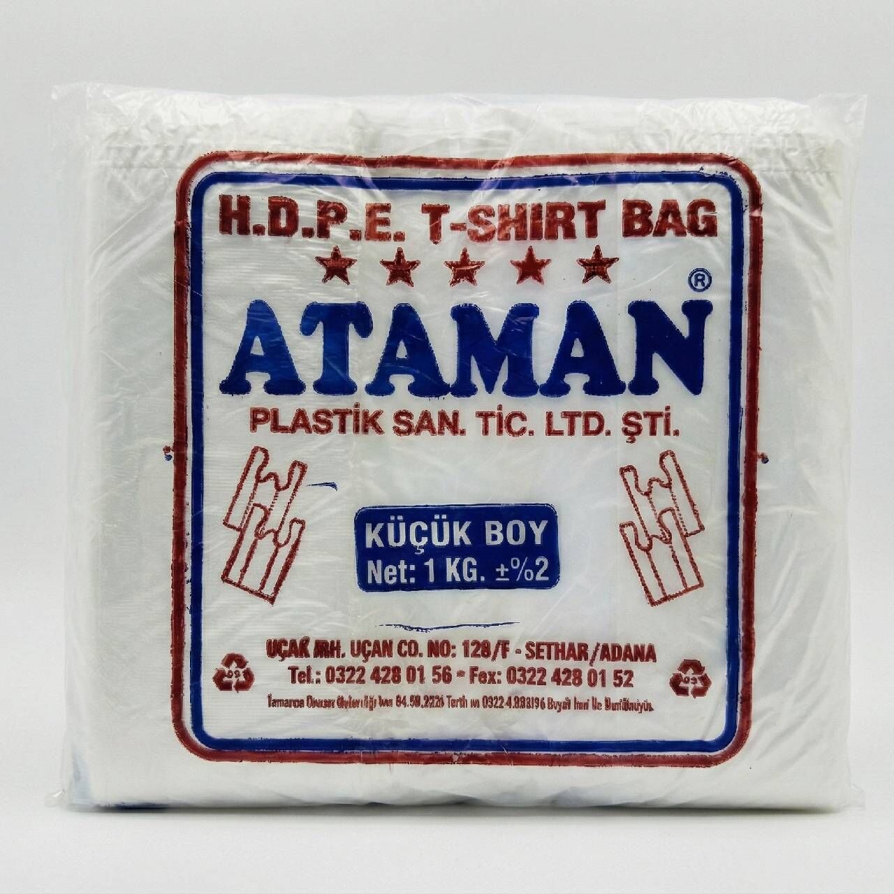 Ataman Küçük Boy (25×45) 1 Kg Atlet Poşet