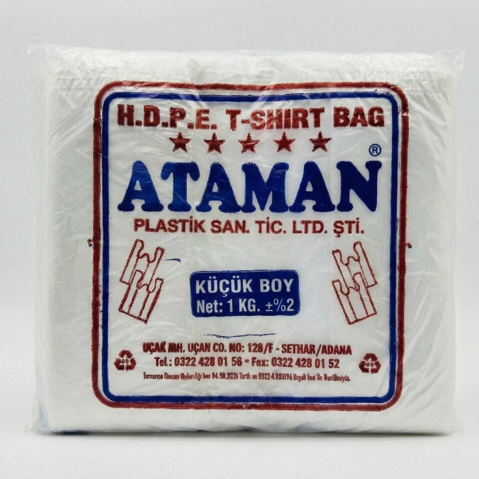 Ataman Küçük Boy (25×45) 1 Kg Atlet Poşet