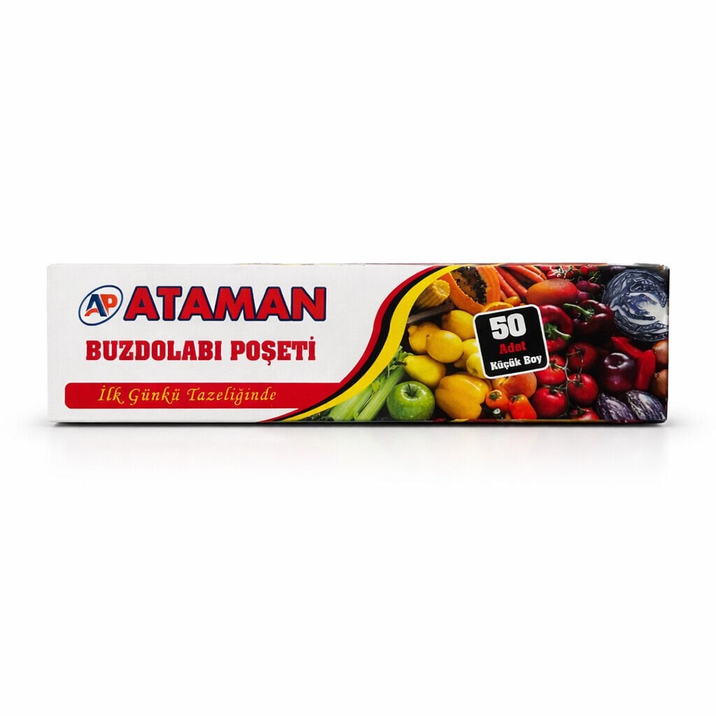 Ataman Küçük Boy (20×30) 50 Adet Buzdolabı Poşeti