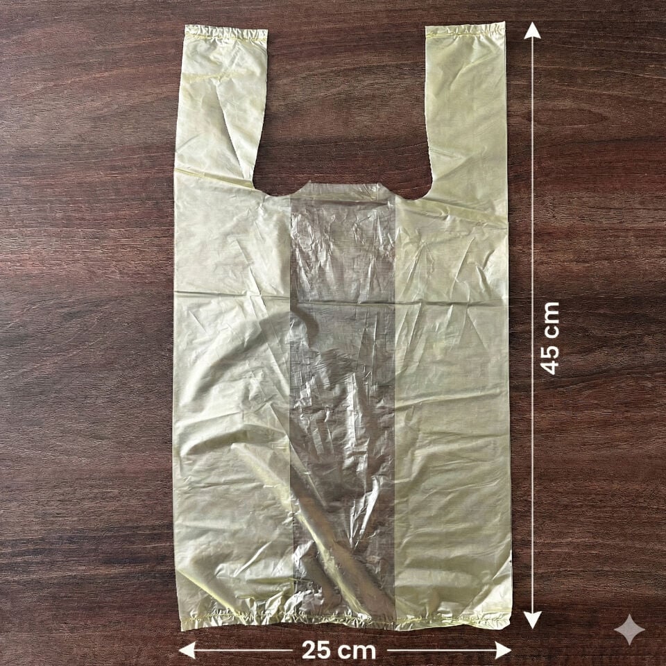 Lüx Ataman Küçük Boy (25×45) 1 Kg Sarı Atlet Poşet