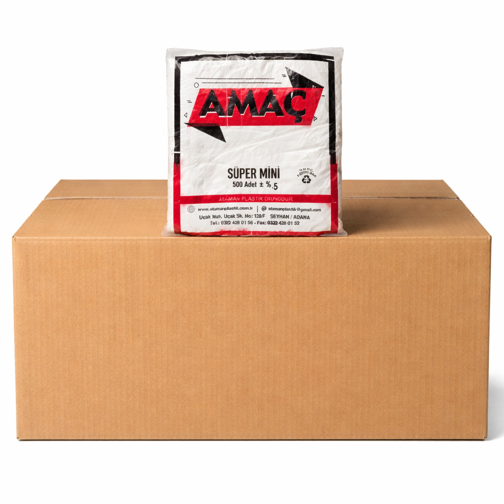 Amaç Süper Mini (22×37) 500 Adet Atlet Poşet